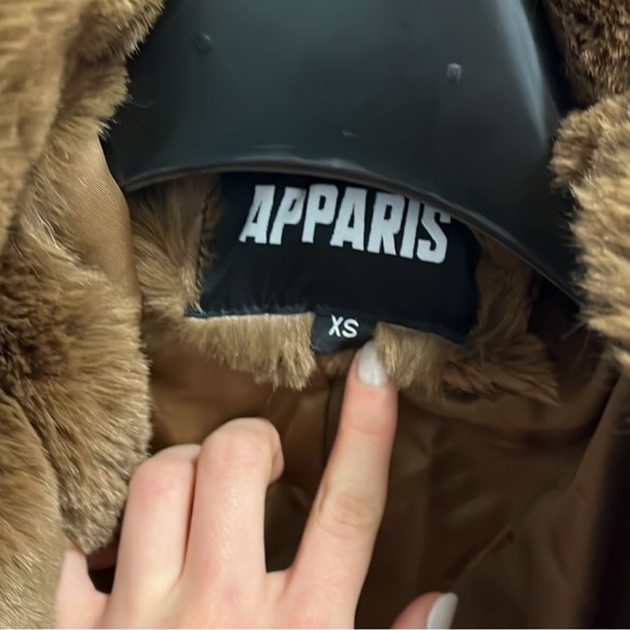 Apparis faux fur coat - Picture 3 of 3